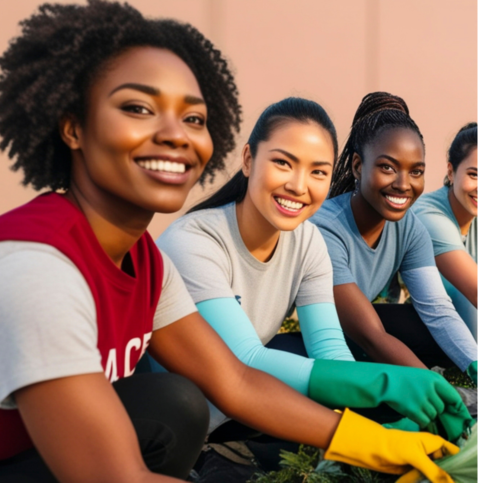 People decorating Easter eggs together at a crafting table